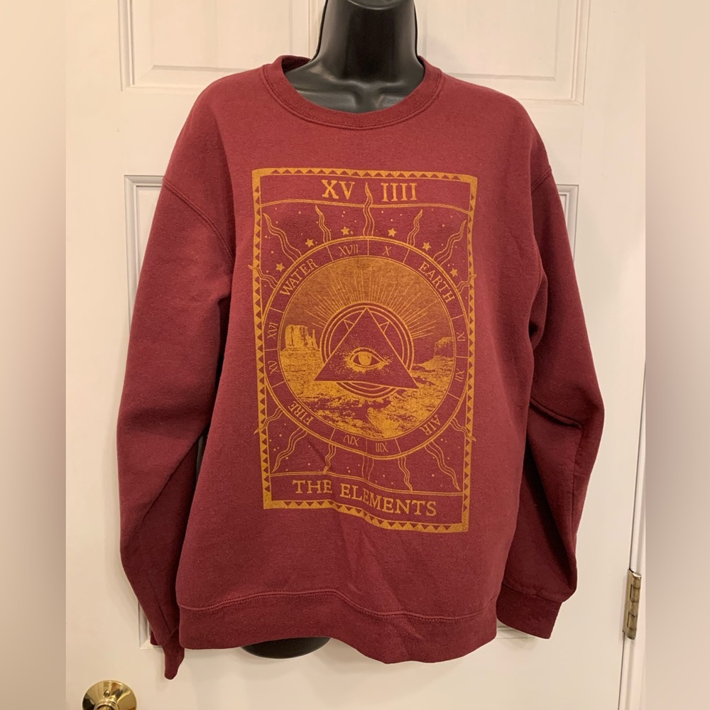 The Elements Tarot Cards Crewneck